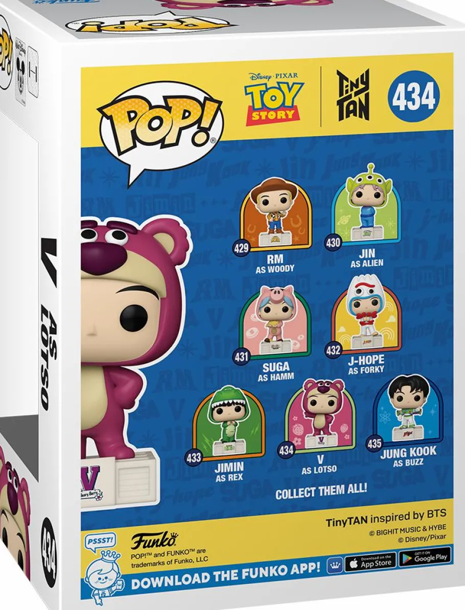 Standard Pop!>Toy Story x TinyTAN: BTS - V as Lotso Pop! Vinyl Figure