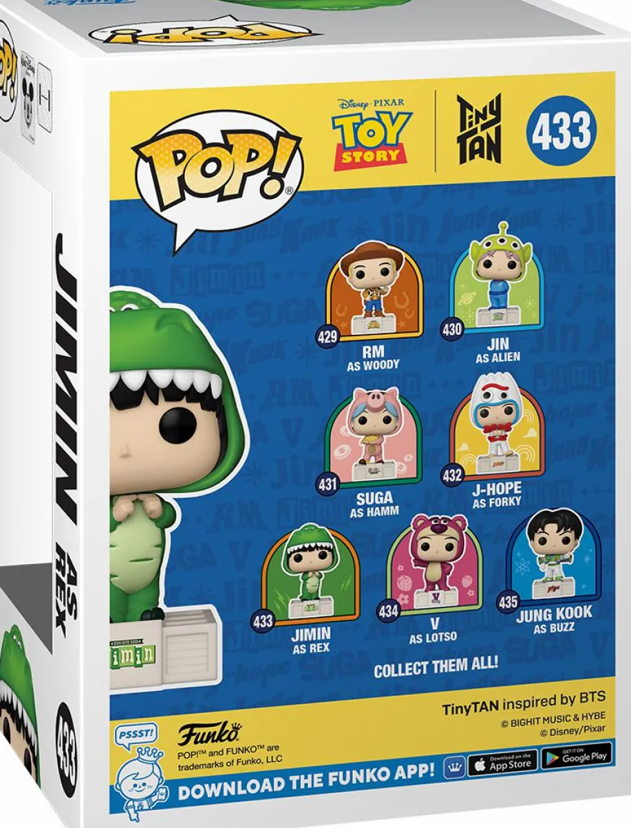 Standard Pop!>Toy Story x TinyTAN: BTS - Jimin as Rex Pop! Vinyl Figure