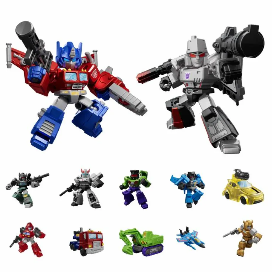 Blind Box>Transformers - Galaxy Version Defender 01 Galaxy Shining Blind Box Articulated Model Kit (Display of 12)