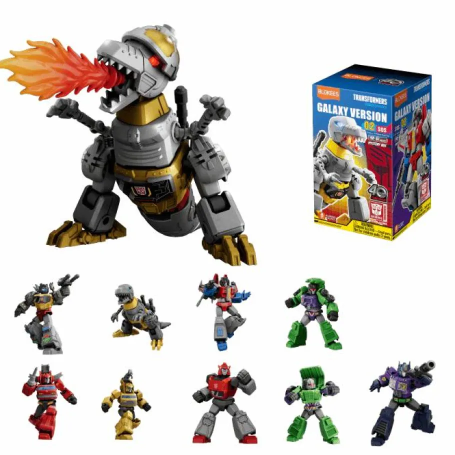 Blind Box>Transformers - Galaxy Version 02 SOS Blind Box Articulated Model Kit (Single Unit)