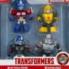 Die-Cast Figures>Transformers - Optimus Prime, Bumblebee, Optimus Primal & Megatron Metalfigs 2.5" Die-Cast Figure 4-Pack