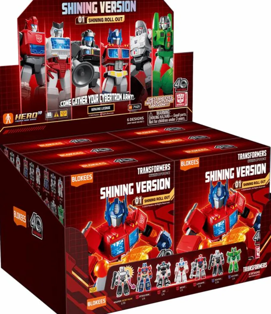 Blind Box>Transformers - Shining Version 01 Shining Roll Out Blind Box Articulated Model Kit (Display of 6)