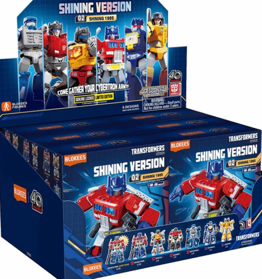Blind Box>Transformers - Shining Version 02 Shining 1985 Blind Box Articulated Model Kit (Display of 6)