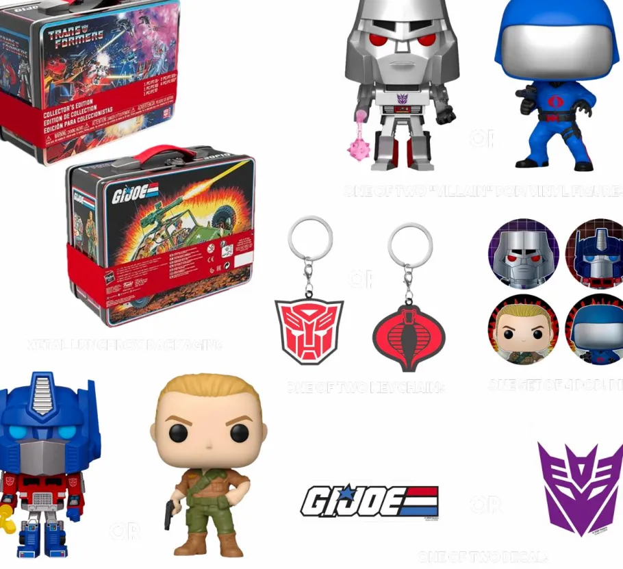 Collector & Mystery Boxes>Transformers vs. G.I. Joe - Heroes & Villains Lunchbox Exclusive Collector Box