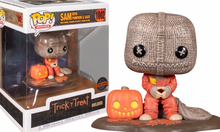 Pop! Deluxe>Trick 'r Treat Trick ‘R Treat - Sam with Pumpkin & Sack Deluxe Pop! Vinyl Figure
