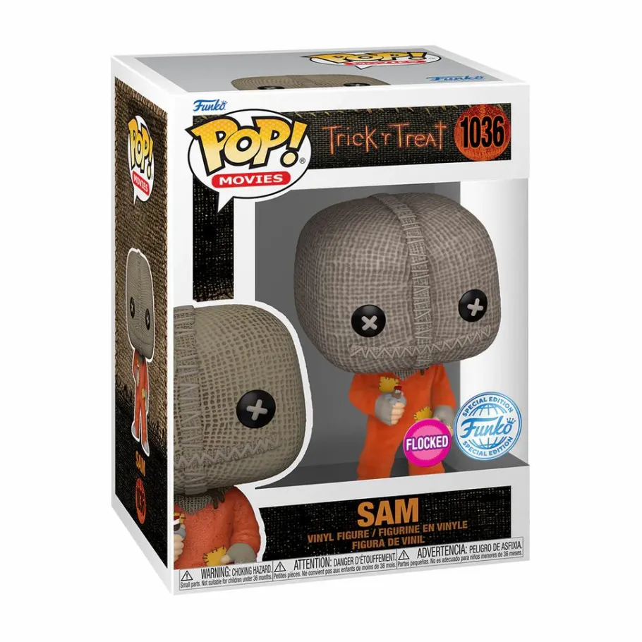 Standard Pop!>Trick 'r Treat - Sam with Razor Candy Flocked Pop! Vinyl Figure