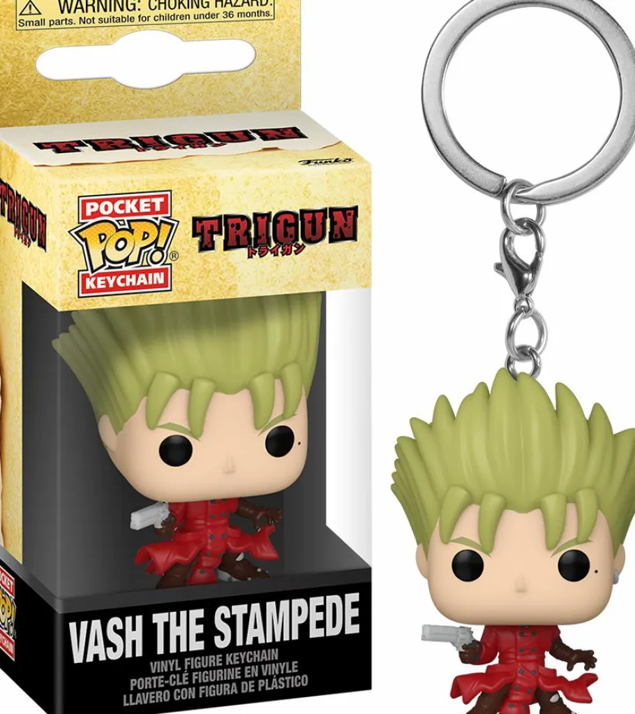 Pop! Keychains>Trigun - Vash the Stampede Pocket Pop! Keychain