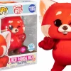 Super-Sized Pop!>Turning Red - Red Panda Mei Flocked 6" Super Sized Pop! Vinyl Figure (Funko / Popcultcha Exclusive)