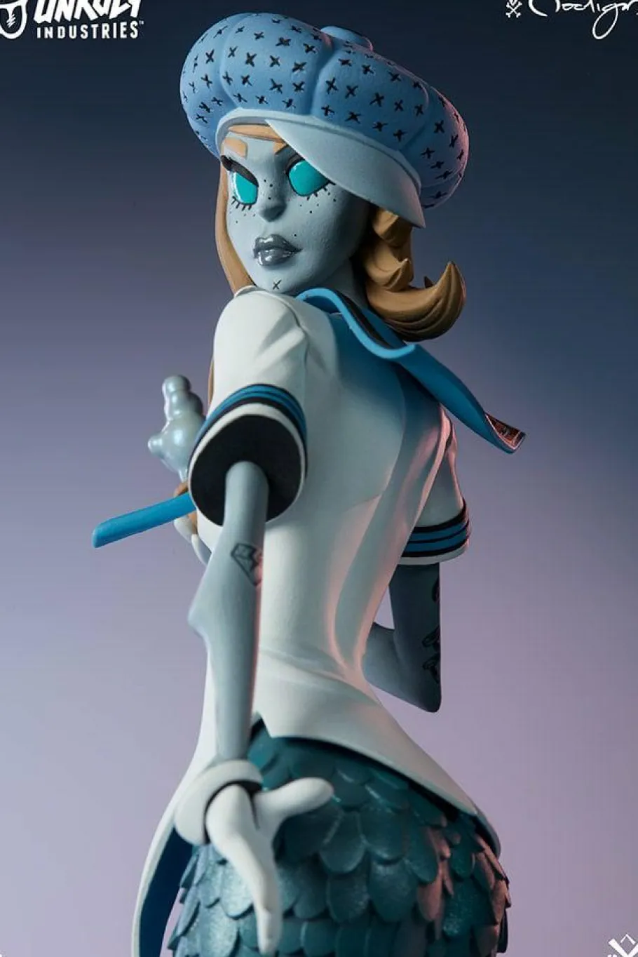 Designer Vinyl>Unruly Industries - Canary Blu 8” Vinyl Figure by Hainanu “nooligan” Saulque