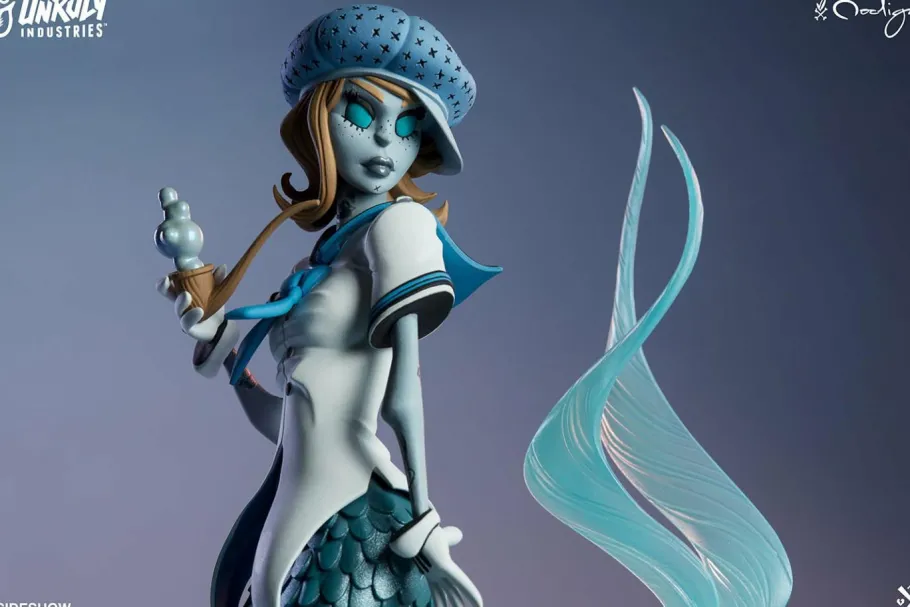 Designer Vinyl>Unruly Industries - Canary Blu 8” Vinyl Figure by Hainanu “nooligan” Saulque