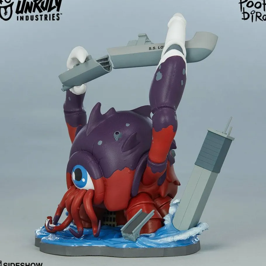 Designer Vinyl>Unruly Industries - Crabthulu: Terror of the Deep! 7” Vinyl Figure by Mike “Poopbird” Groves