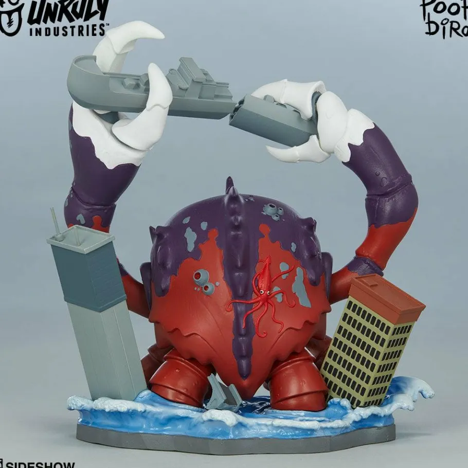 Designer Vinyl>Unruly Industries - Crabthulu: Terror of the Deep! 7” Vinyl Figure by Mike “Poopbird” Groves