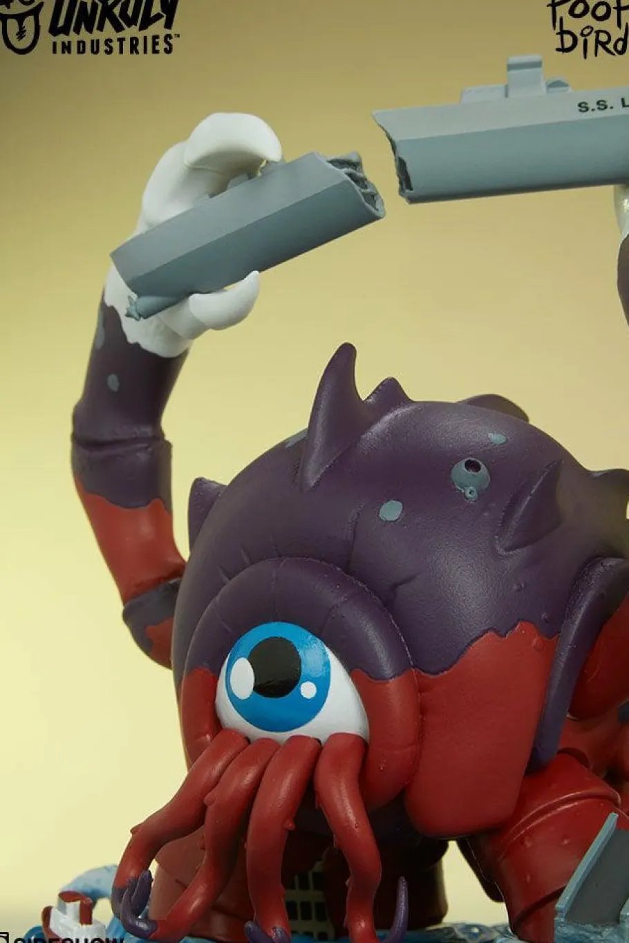 Designer Vinyl>Unruly Industries - Crabthulu: Terror of the Deep! 7” Vinyl Figure by Mike “Poopbird” Groves
