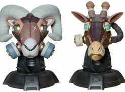 Designer Vinyl>Unruly Industries - Ram & Giraffe Guerrilla Squadron 9” Vinyl Figure Set by Freehand Profit