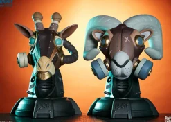 Designer Vinyl>Unruly Industries - Ram & Giraffe Guerrilla Squadron 9” Vinyl Figure Set by Freehand Profit