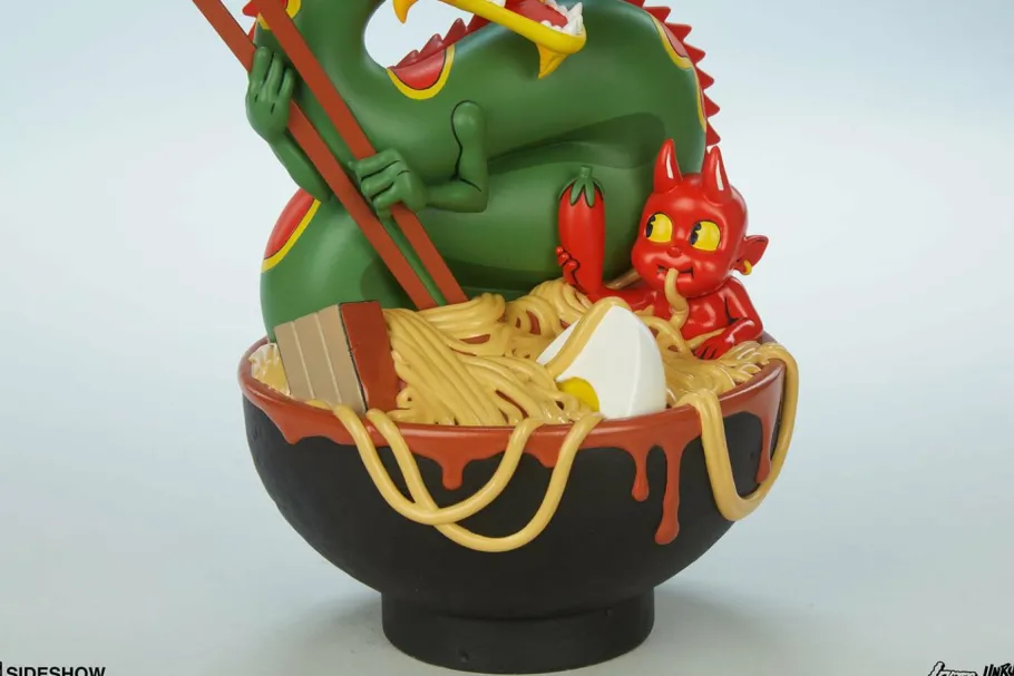 Designer Vinyl>Unruly Industries - Ramen Demon 9” Vinyl Figure by Levi Prewitt