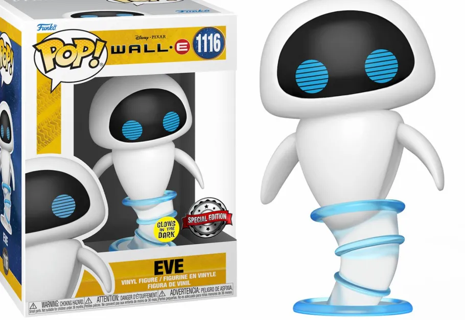 Standard Pop!>Wall-E - Eve Flying Glow in the Dark Pop! Vinyl Figure