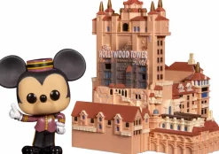 Pop! Rides & Town>Mickey Mouse Walt Disney World: 50th Anniversary - with Hollywood Tower Hotel Pop! Town Vinyl Figure