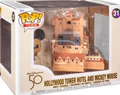 Pop! Rides & Town>Mickey Mouse Walt Disney World: 50th Anniversary - with Hollywood Tower Hotel Pop! Town Vinyl Figure
