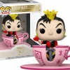 Pop! Rides & Town>Disney Walt World: 50th Anniversary - Queen of Hearts with Mad Tea Party Teacup Attraction Pop! Rides Vinyl Figure