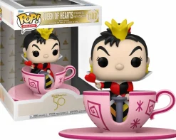 Pop! Rides & Town>Disney Walt World: 50th Anniversary - Queen of Hearts with Mad Tea Party Teacup Attraction Pop! Rides Vinyl Figure