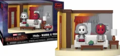 Designer Vinyl>WandaVision - 1960s Wanda & Vision in Living Room Diorama Mini Moments Vinyl Figure