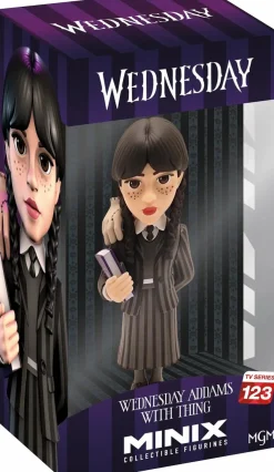 Designer Vinyl>Addams Family Wednesday (2022) - Wednesday Addams with Thing Minix 5" Vinyl Figure