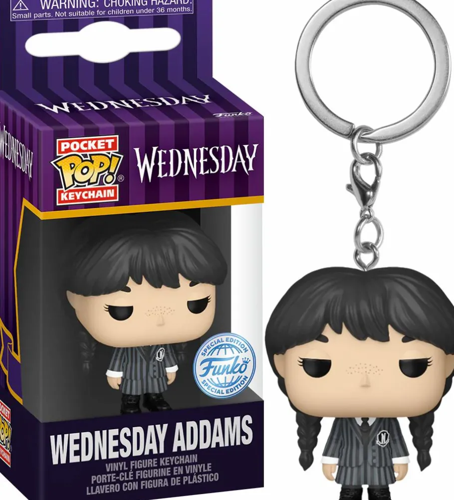 Pop! Keychains>Wednesday (2022) - Addams Pocket Pop! Keychain