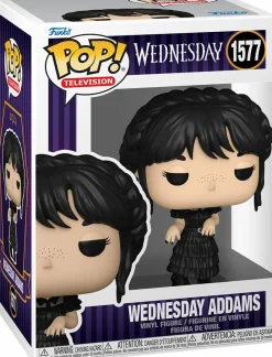 Standard Pop!>Wednesday (2022) - Addams in Black Dress Pop! Vinyl Figure