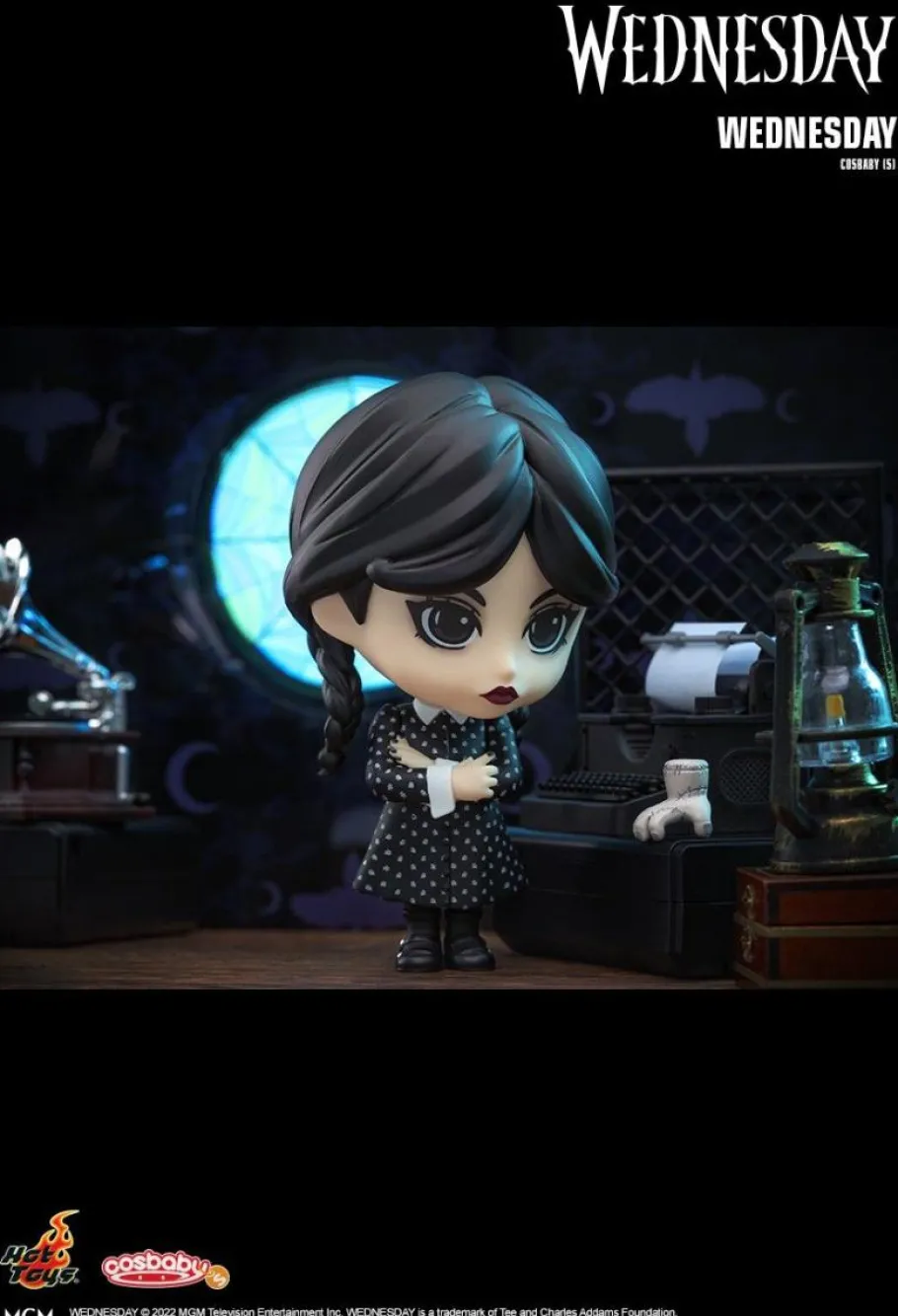Cosbaby>Wednesday (2022) - Addams Cosbaby (S) Hot Toys Figure