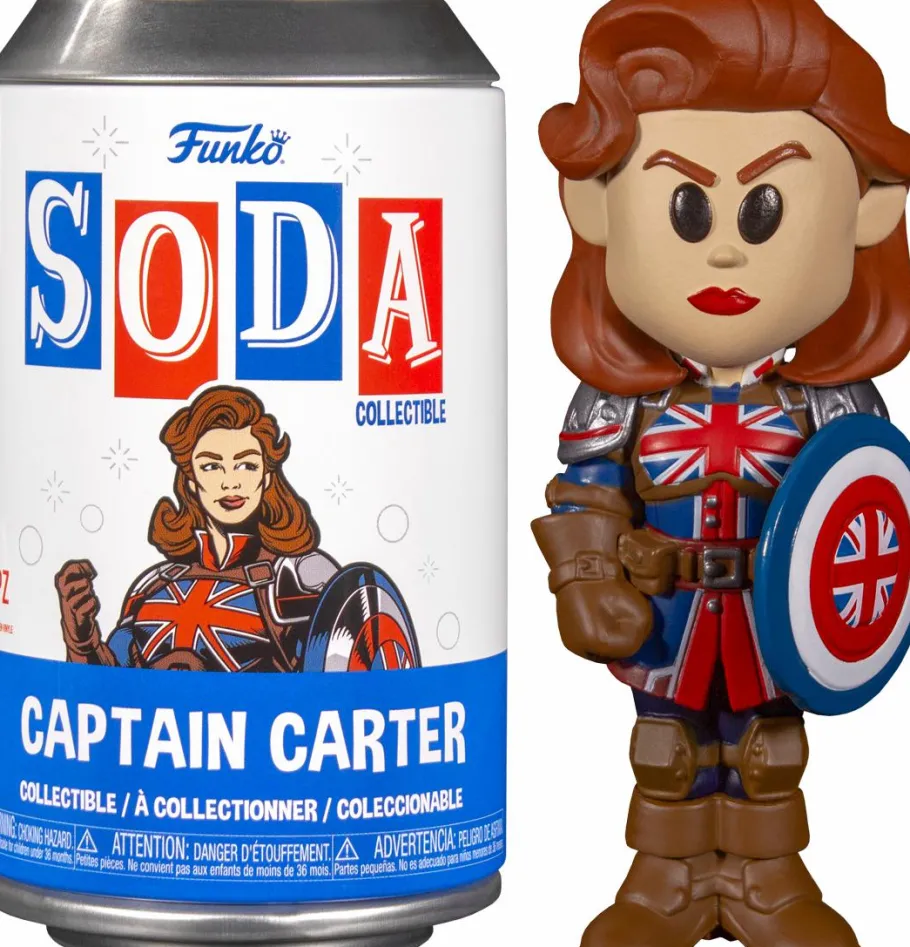 Designer Vinyl>What If? What If...? - Captain Carter SODA Vinyl Figure in Collector Can