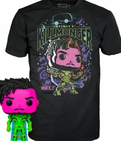 Standard Pop!>What If...? What If…? - Infinity Killmonger Blacklight Pop! Vinyl Figure & T-Shirt Box Set