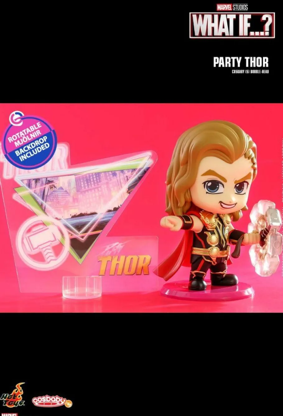 Cosbaby>What If...? What If…? - Party Thor Cosbaby (S) Hot Toys Figure
