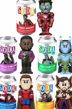 Pop! Bundles>What If...? - SODA Vinyl Figure in Collector Can Bundle (Set of 5)