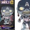 Pop! Home & Accessories>What If? What If…? - Zombie Captain America Glow in the Dark 4” Pop! Enamel Pin