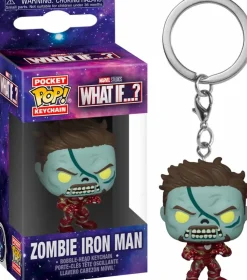 Pop! Keychains>What If...? What If…? - Zombie Iron Man Pocket Pop! Vinyl Keychain