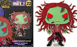 Pop! Home & Accessories>What If? What If…? - Zombie Scarlet Witch Glow in the Dark 4” Pop! Enamel Pin