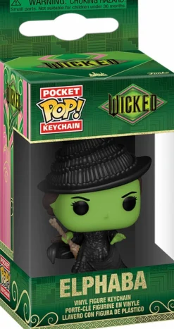 Pop! Keychains>Wicked (2024) - Elphaba Pocket Pop! Keychain