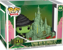 Pop! Rides & Town>Wicked (2024) - Elphaba with the Emerald City Pop! Town Vinyl Figure