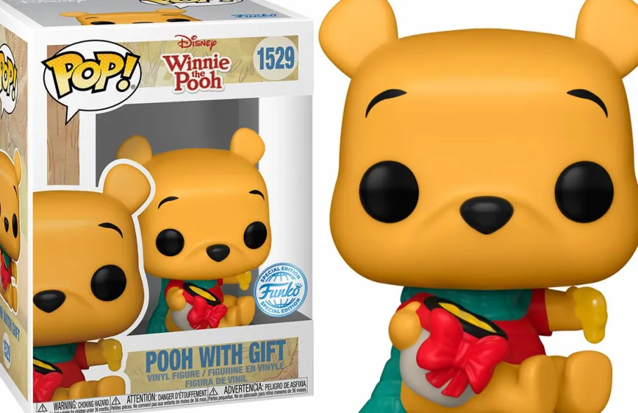 Standard Pop!>Winnie the Pooh - Pooh with Gift Pop! Vinyl Figure