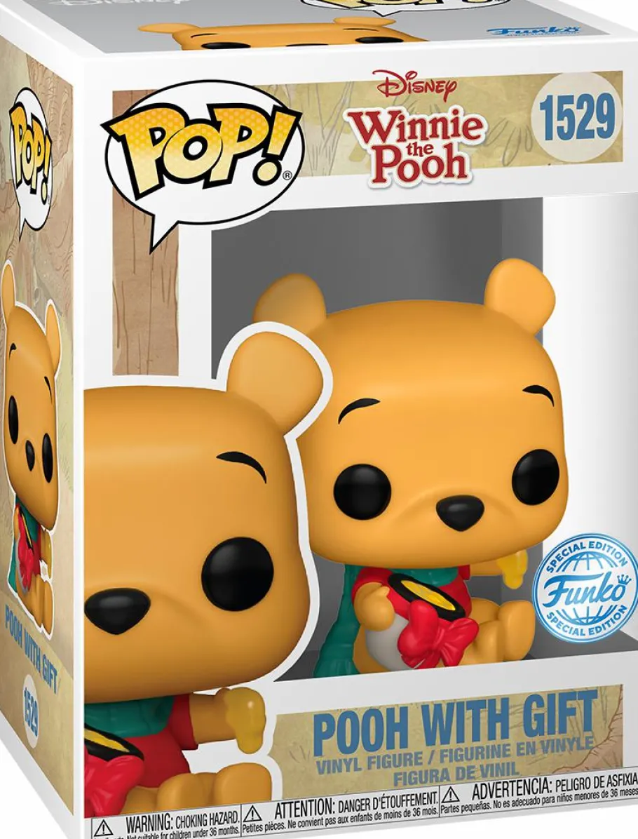 Standard Pop!>Winnie the Pooh - Pooh with Gift Pop! Vinyl Figure