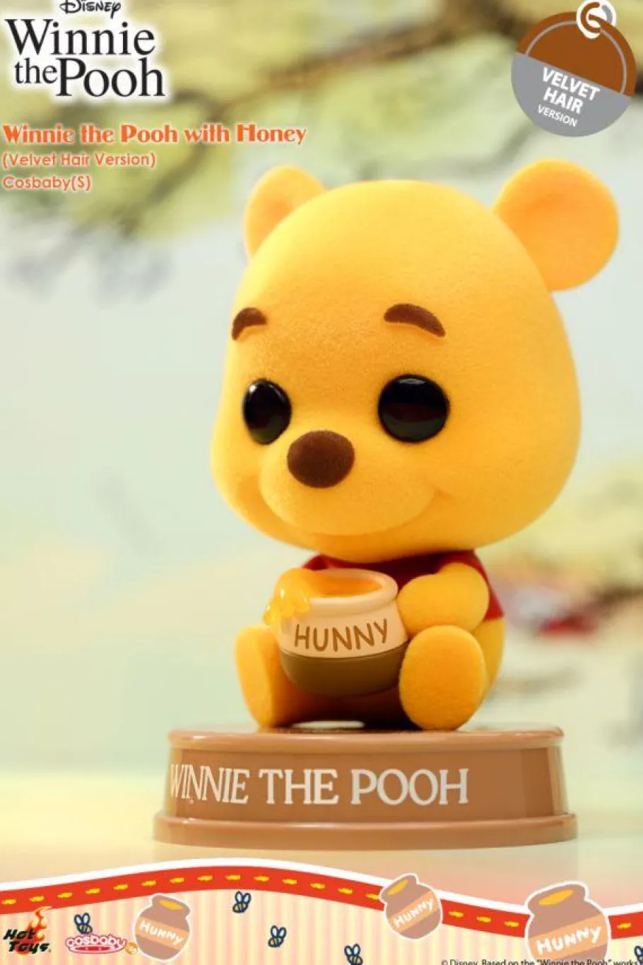 Cosbaby>Winnie the Pooh - with Honey (Velvet Hair Version) Cosbaby (S) Hot Toys Figure