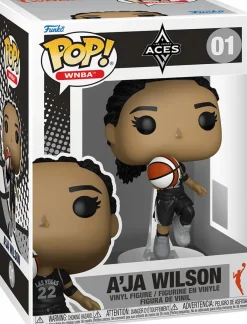 Standard Pop!>WNBA Basketball - A'ja Wilson (Las Vegas Aces) Pop! Vinyl Figure