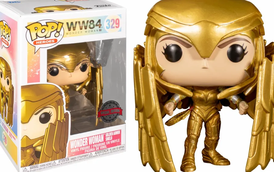 Standard Pop!>Wonder Woman 1984 - with Gold Shield Pop! Vinyl Figure