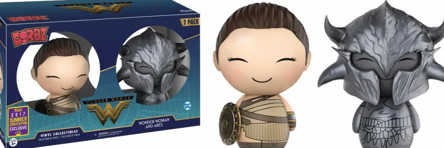 Funko Convention Exclusives>Wonder Woman - & Ares Dorbz Vinyl Figure 2-Pack (2017 Summer Convention Exclusive)