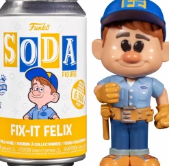 Designer Vinyl>Wreck-It-Ralph Wreck It Ralph - Fix-It Felix SODA Vinyl Figure in Collector Can (International Edition)