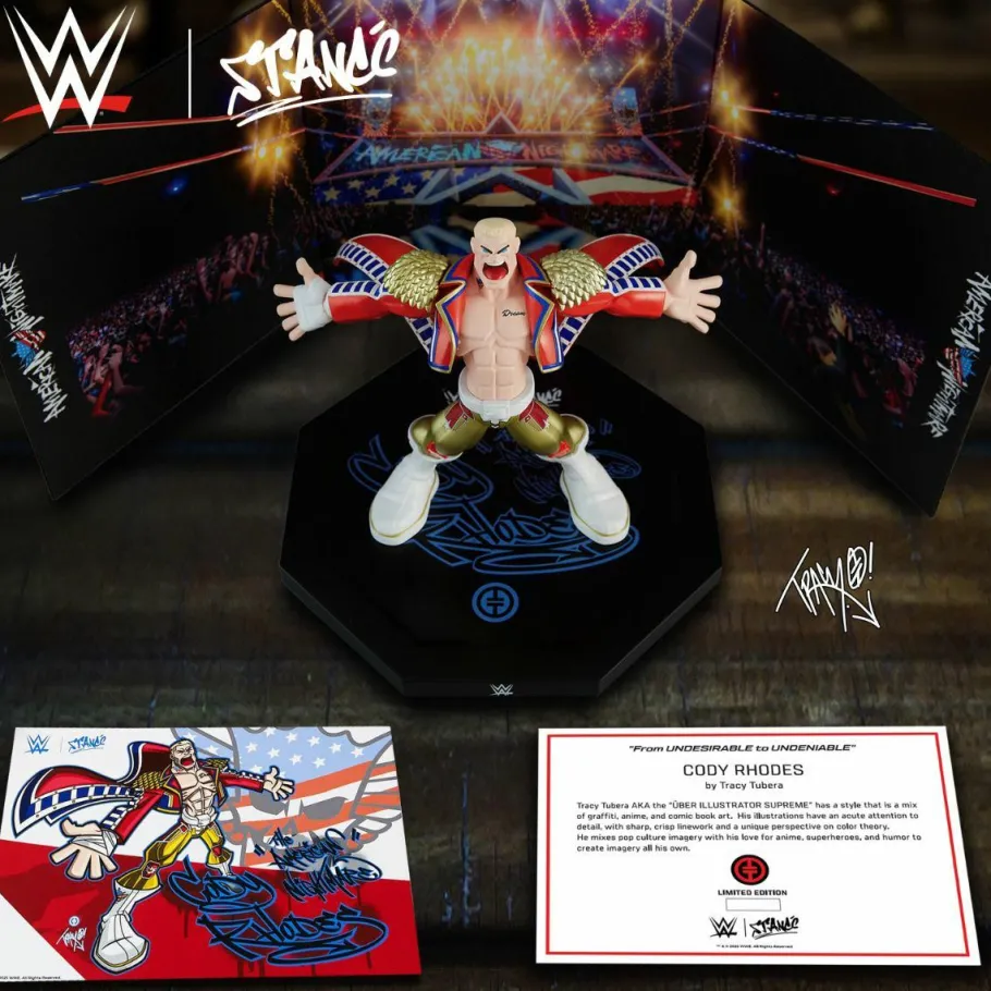 Designer Vinyl>WWE - "American Nightmare" Cody Rhodes Special Edition 8.5" Vinyl Figure by Tracy Tubera
