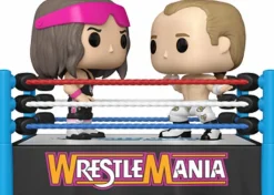 Standard Pop!>Wrestling WWE/WWF WWE - Bret “Hit Man” Hart vs. Shawn Michaels Wrestlemania XII Pop! Moment Vinyl Figure 2-Pack