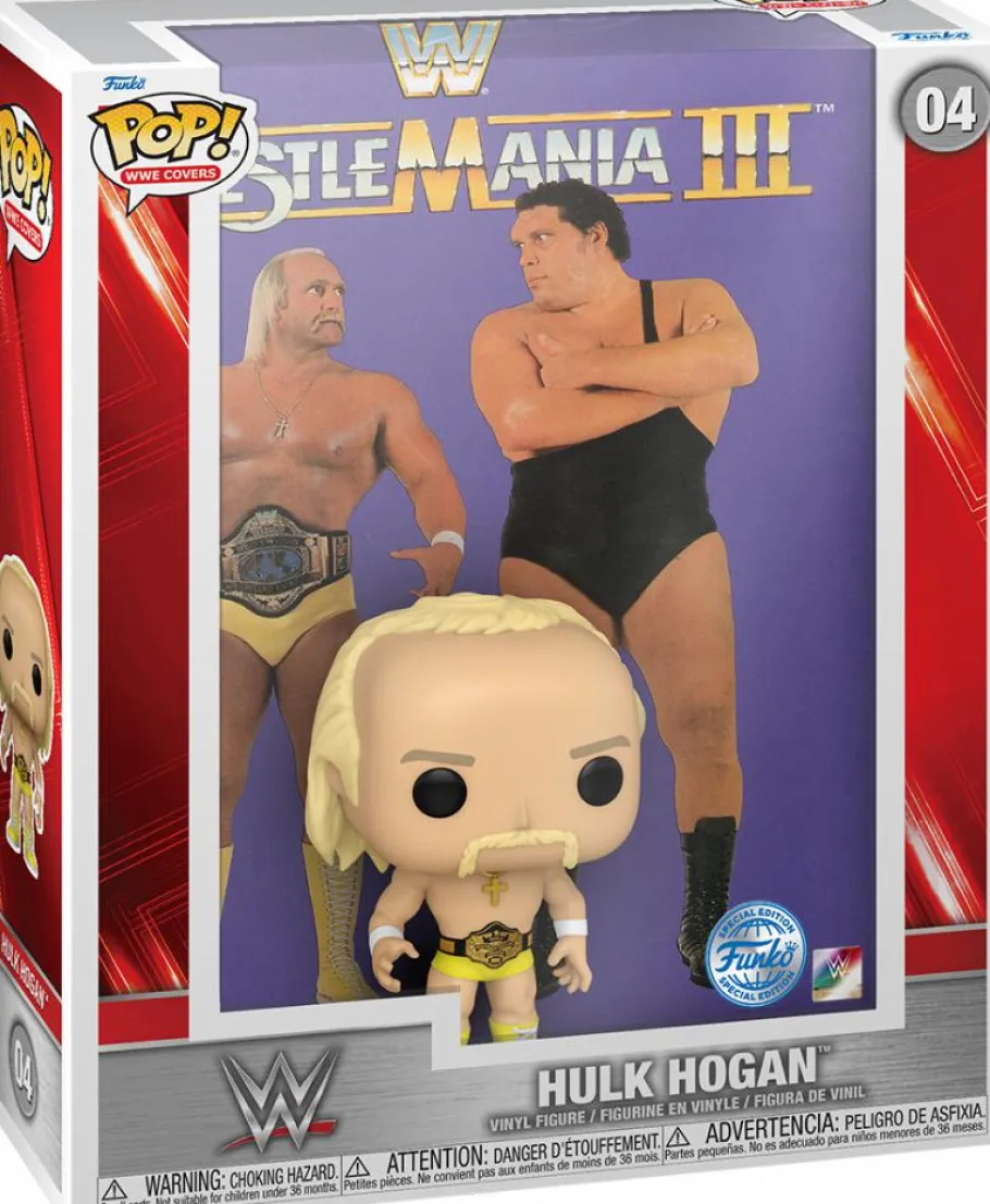 Pop! Covers>Wrestling WWE/WWF WWE - Hulk Hogan WrestleMania III Pop! Covers Vinyl Figure