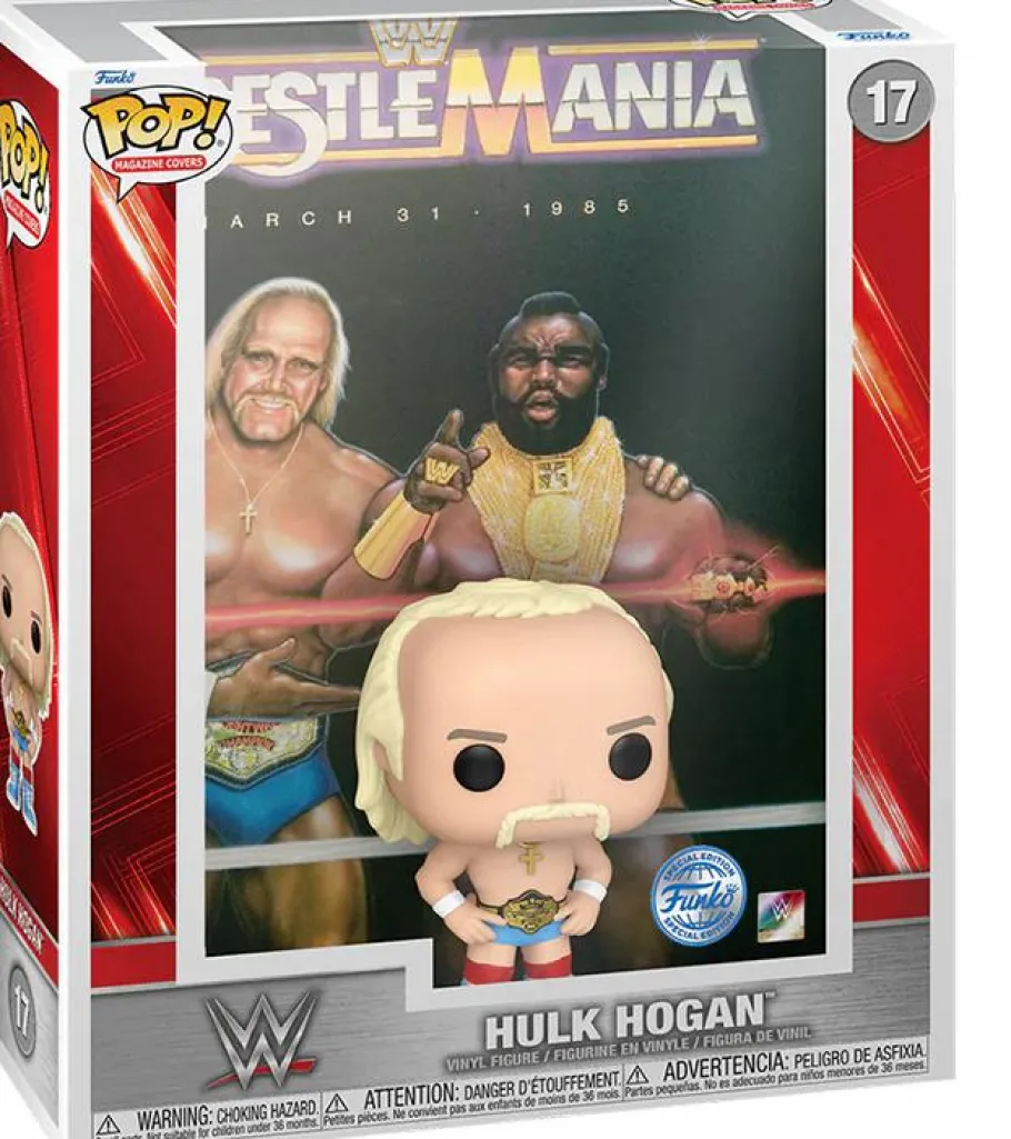 Pop! Covers>Wrestling WWE/WWF WWE - Hulk Hogan WrestleMania I Pop! Covers Vinyl Figure
